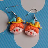 Only a Bit Creepy Clowns earrings