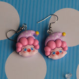 Only a Bit Creepy Clowns earrings