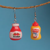 Ketchup & Mustard earrings