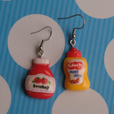 Ketchup & Mustard earrings