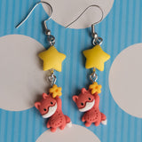 Cosmic Star Foxes Earrings