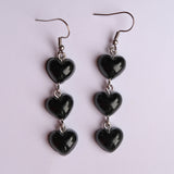 My Cold Black Heart earrings