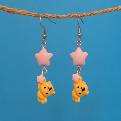 Cosmic Star Tiger Earrings