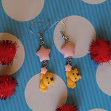 Cosmic Star Tiger Earrings