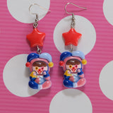 Creepy Clown Superstars Earrings