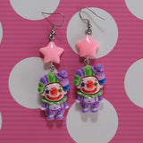 Creepy Clown Superstars Earrings