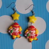 Creepy Clown Superstars Earrings