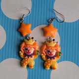 Creepy Clown Superstars Earrings