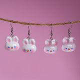 Nice Little Bunny Heads Earrings