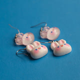 Nice Little Bunny Heads Earrings