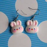 Nice Little Bunny Heads Earrings