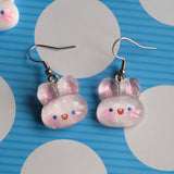 Nice Little Bunny Heads Earrings