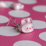 Nice Little Bunny Heads Earrings