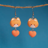 Ginger Cat Superfan Earrings