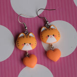 Ginger Cat Superfan Earrings