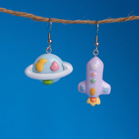 Journey to a distant planet earrings