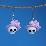 Spooky Witch Skulls Earrings