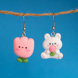 Tulip Bunny Earrings