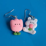 Tulip Bunny Earrings