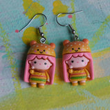 Beryl Burger Bonnet Earrings