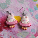 UFO Bunnies earrings