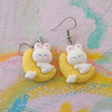 Moon Bunnies Earrings