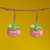 Lovely Little Strawberry Cottage Earrings