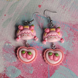 All day long I dream about Strawberries Earrings