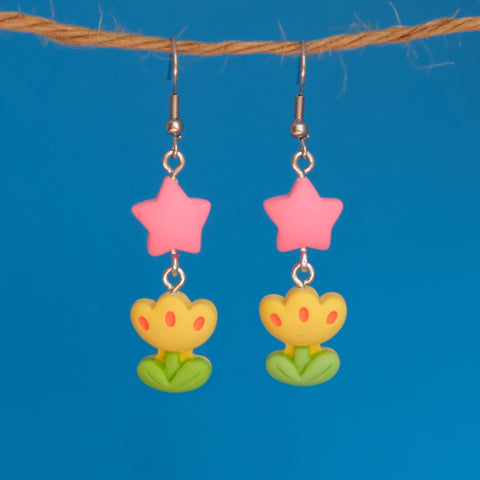 Garden Sunshine Flowers Earrings