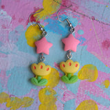 Garden Sunshine Flowers Earrings