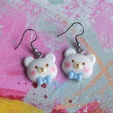 Snow Day Bunny Bears Earrings