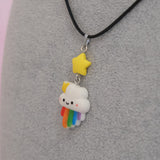 Stars Over the Rainbow Pendant Necklace