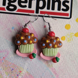 Extra Frosting Cupcakes Earrings