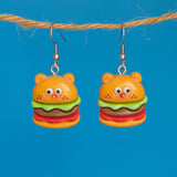 Double Cuddle Bear Popsicle Earrings