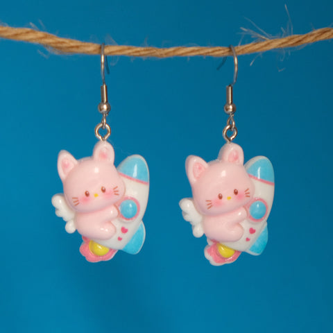 Kittens in Space Earrings