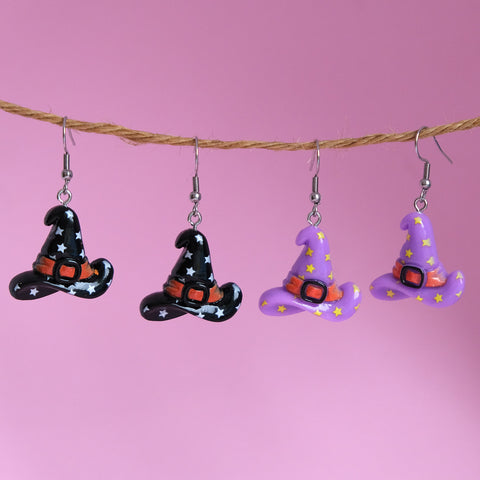 Very Magical Wizard Witch Hats Earrings