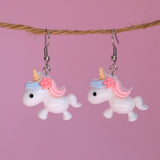 Skidaddle McHoofe Unicorn Earrings