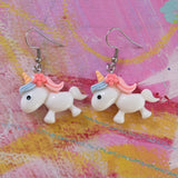 Skidaddle McHoofe Unicorn Earrings