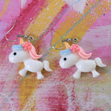 Skidaddle McHoofe Unicorn Earrings