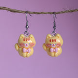 Oranges & Lemon Kitty Earrings