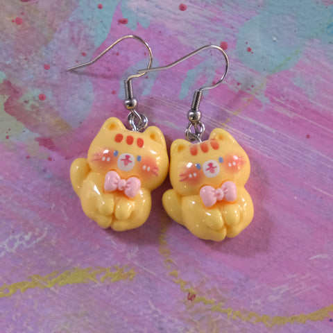 Oranges & Lemon Kitty Earrings