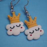 Sleeping Queen Clouds earrings