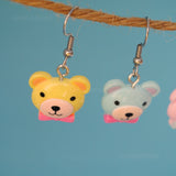 Small Sunday best bears earrings