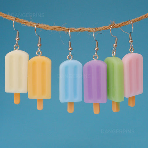 Plain fruity Popsicles earrings