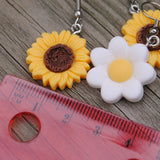 2 Pairs - Daisies & Sunflowers earrings