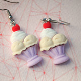 Cocolate Fudge Sundae popsicles earrings