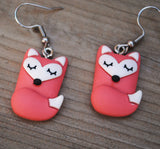 Sleeping Fox Earrings