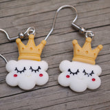 Sleeping Queen Clouds earrings