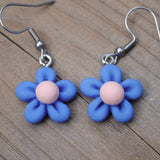 Small doodle daisies earrings