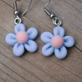 Small doodle daisies earrings